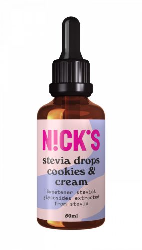 Nick's stevia csepp cookies and cream 50 ml