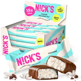   Nick's kókuszos csokoládé szelet cukor- és gluténmentes 40g