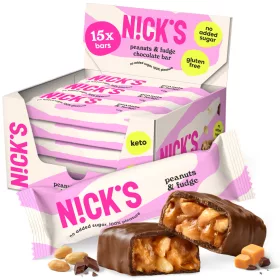   Nick's mogyorós-karamellás szelet cukor- és glut.ment.  40g