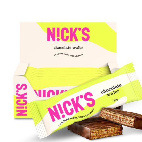 Nick's cukor- és gluténmentes tejcsokis ostya 35g (kexbar)