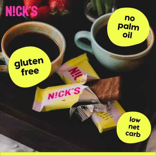 Nick's cukor- és gluténmentes tejcsokis ostya 35g (kexbar)