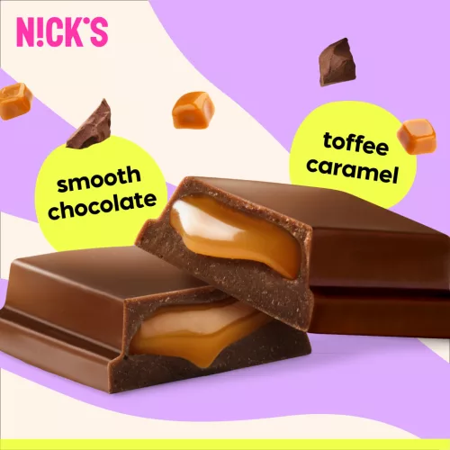 Nick's tejkaramellás szelet 28g új