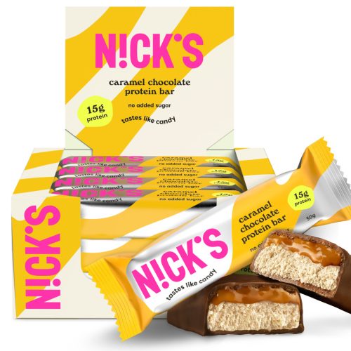 Nick's Caramel chocolate proteinszelet 50 g