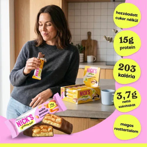 Nick's Salty peanut proteinszelet 50 g