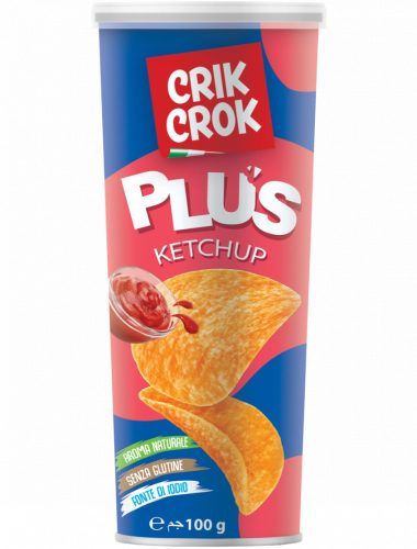 Crik Crok chips ketchup gluténmentes 100g