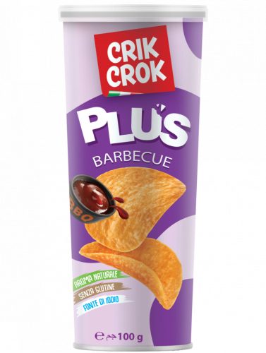 Crik Crok chips barbecue gluténmentes 100g